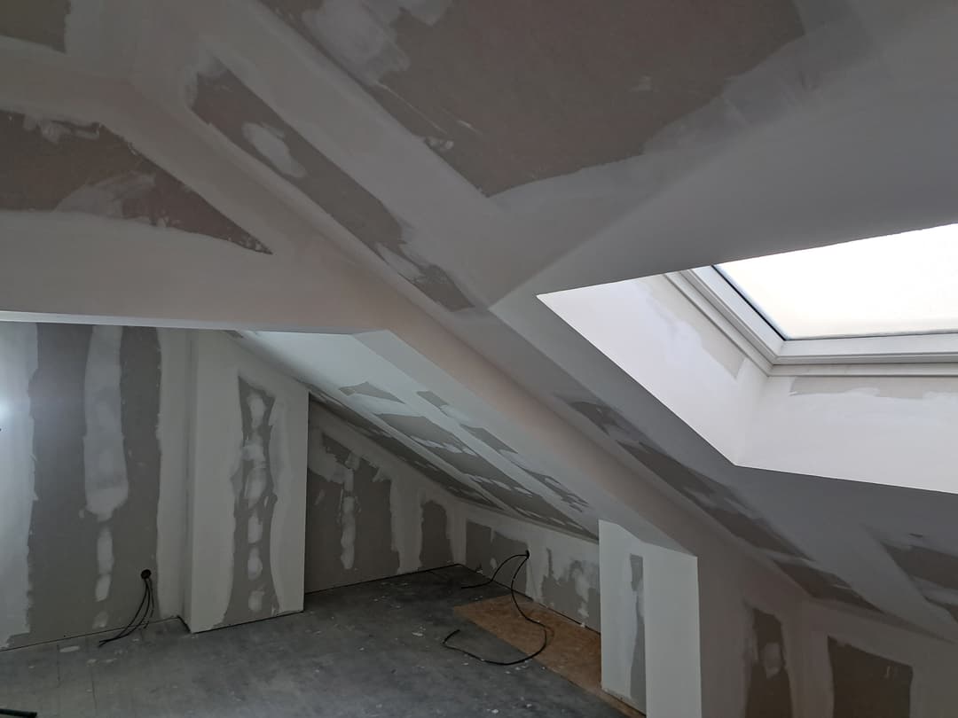 Rénovation plâtrerie chantier