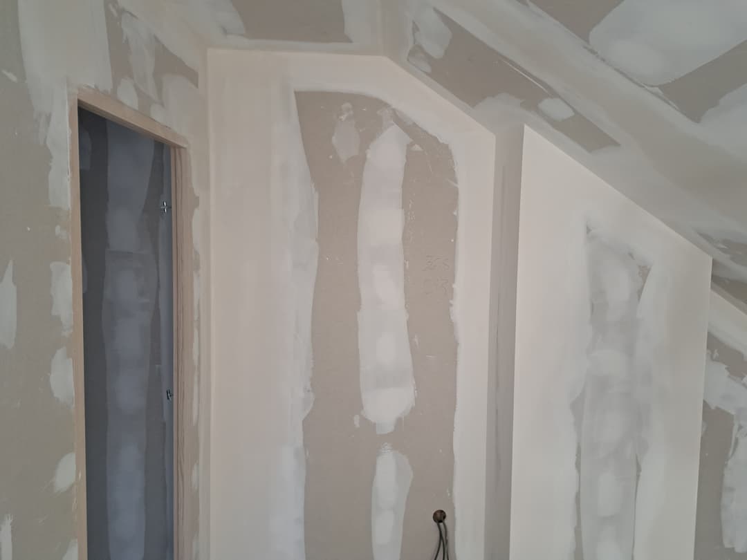 Rénovation plâtrerie chantier