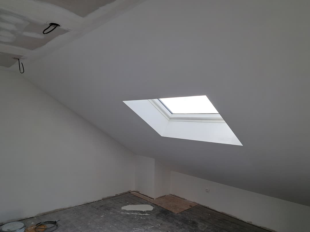 Rénovation plâtrerie chantier