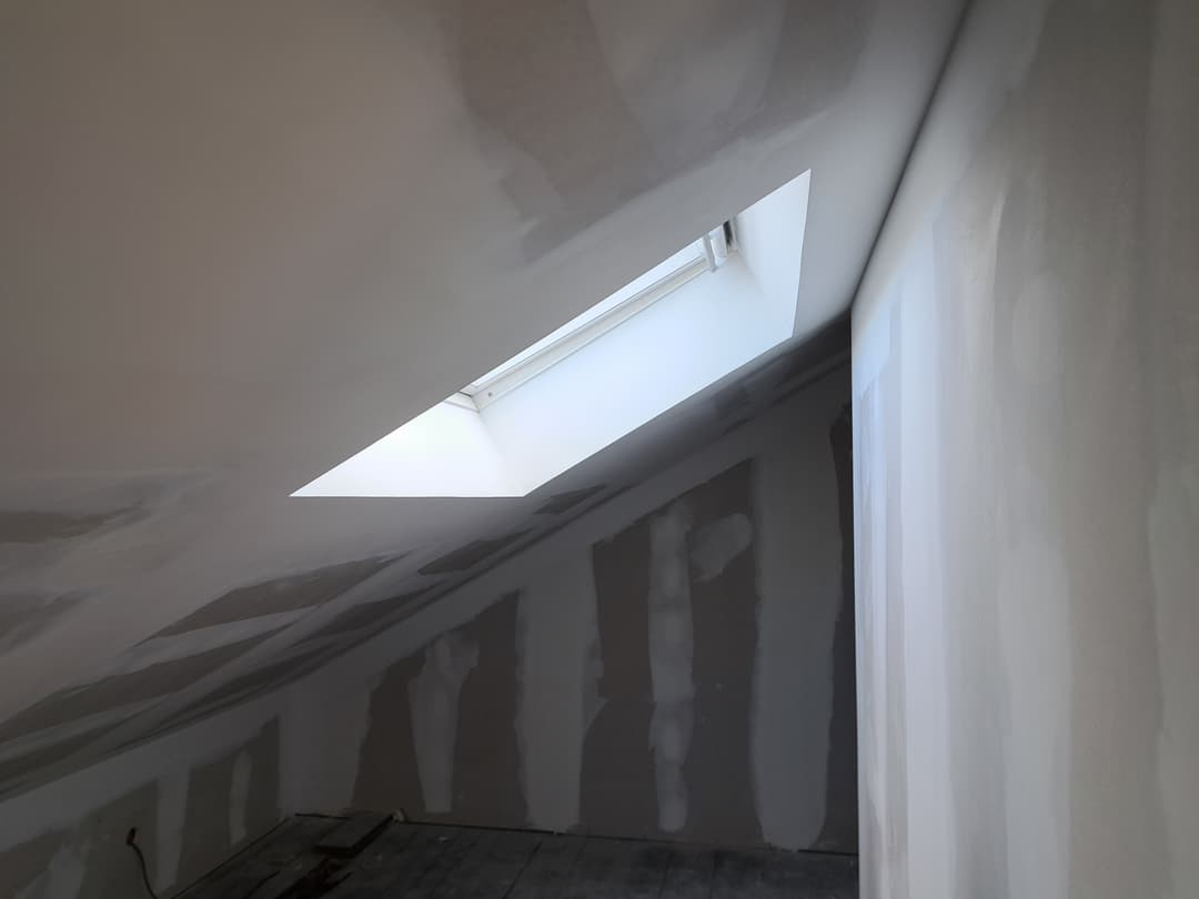 Rénovation plâtrerie chantier