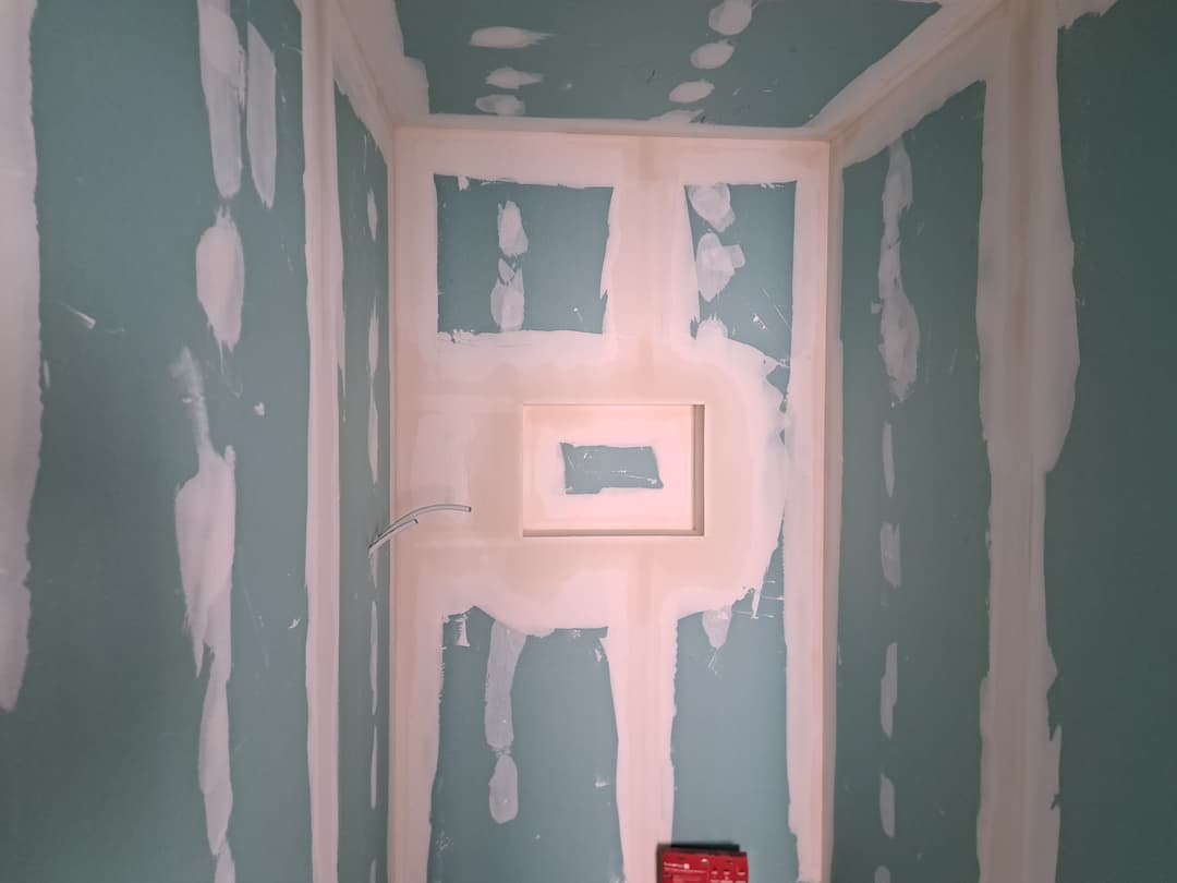 Rénovation plâtrerie chantier