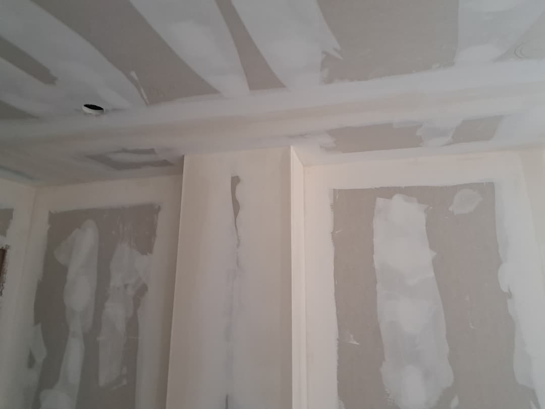Rénovation plâtrerie chantier